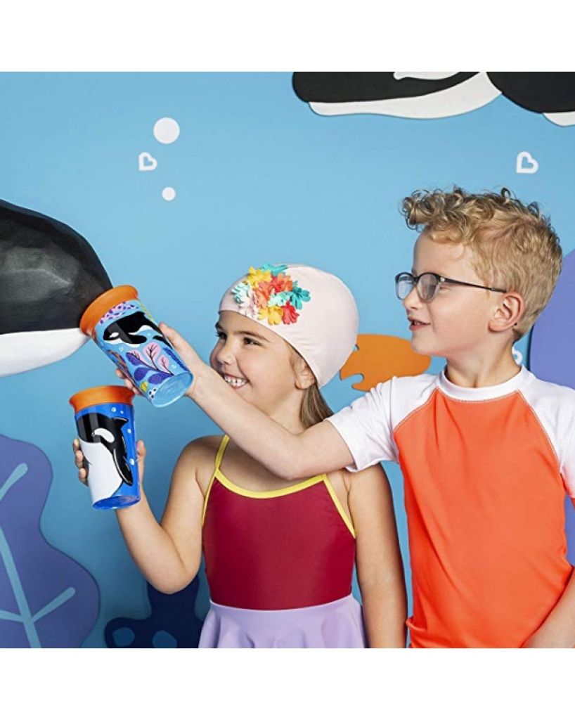 Munchkin - Juniorský hrnček WildLove 360° s ušami 177 ml - Obrázok produktu 