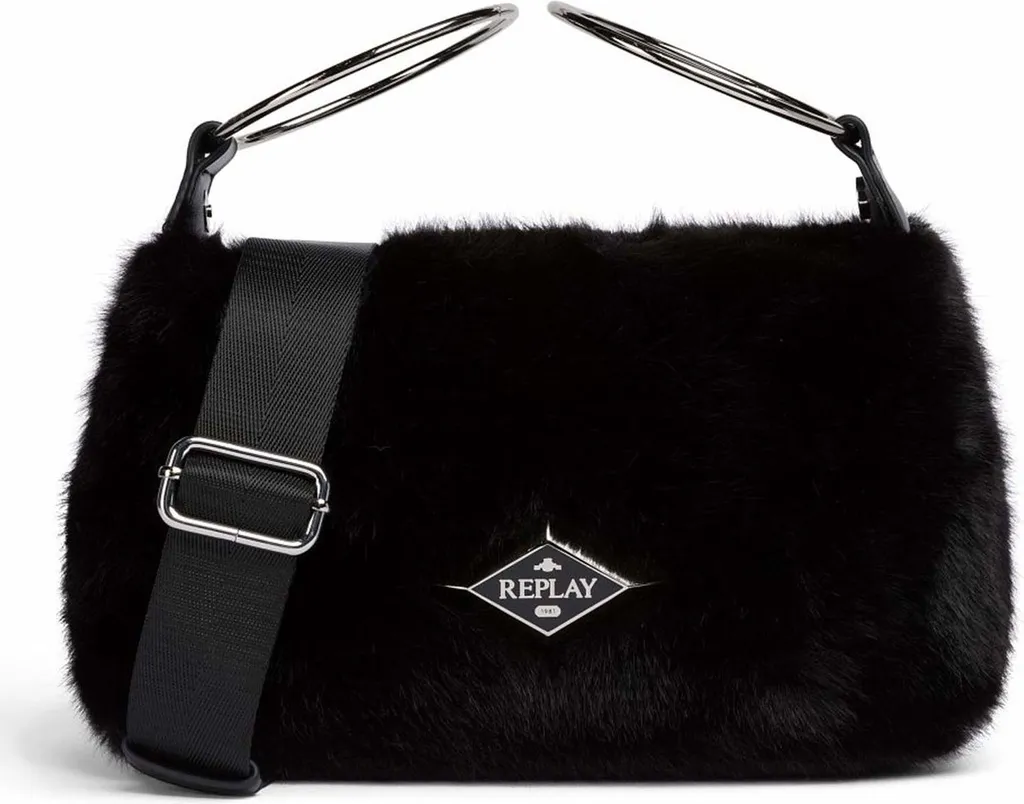 REPLAY Borsa a Tracolla Nera | Crossbody Bag Donna Chic | Offerta Online