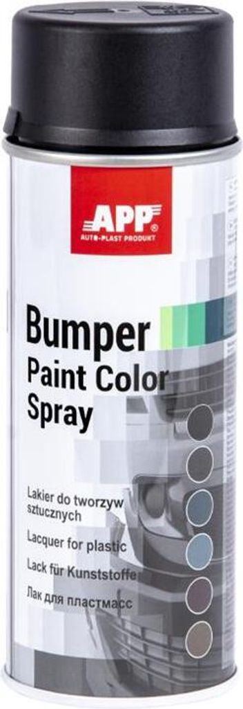 APP Bumper Paint Spray f. Kunststoffe, schwarz 400ml