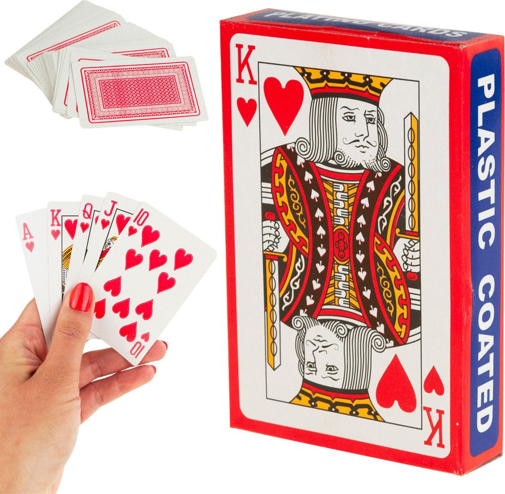 Tg64679 Karty Do Gry W Pokera Talia Kart Powlekane Zestaw Zdjęcie produktu 