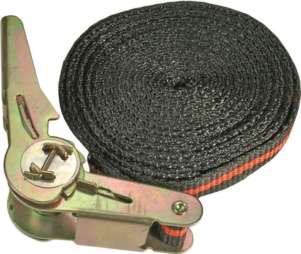 KRAFTMANN 3550 Knarren-Spannband, 5 m lang, 25 mm breit