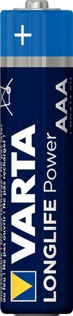 Varta Longlife Power, Einwegbatterie, AAA, Alkali, 1,5 V, Produktbild 