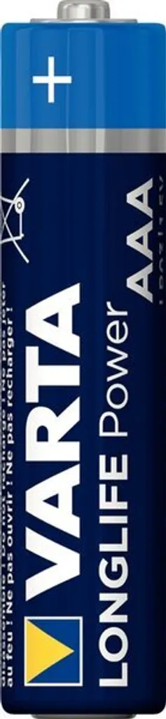 Piles pour télécommande et jouets : Varta AAA LR03 Longlife Power Micro - 2