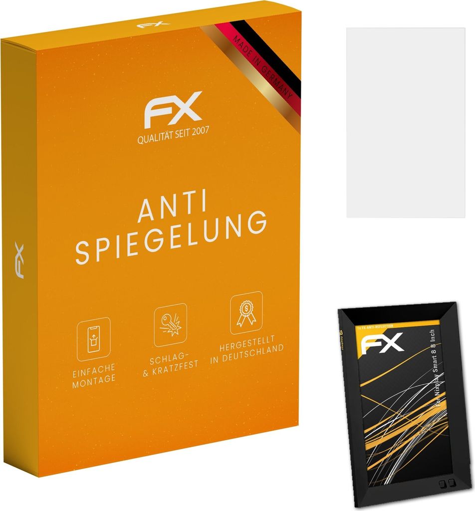 atFoliX FX-Antireflex Schutzfolie kompatibel mit Nixplay Smart 8 (8 Inch) Displayfolie