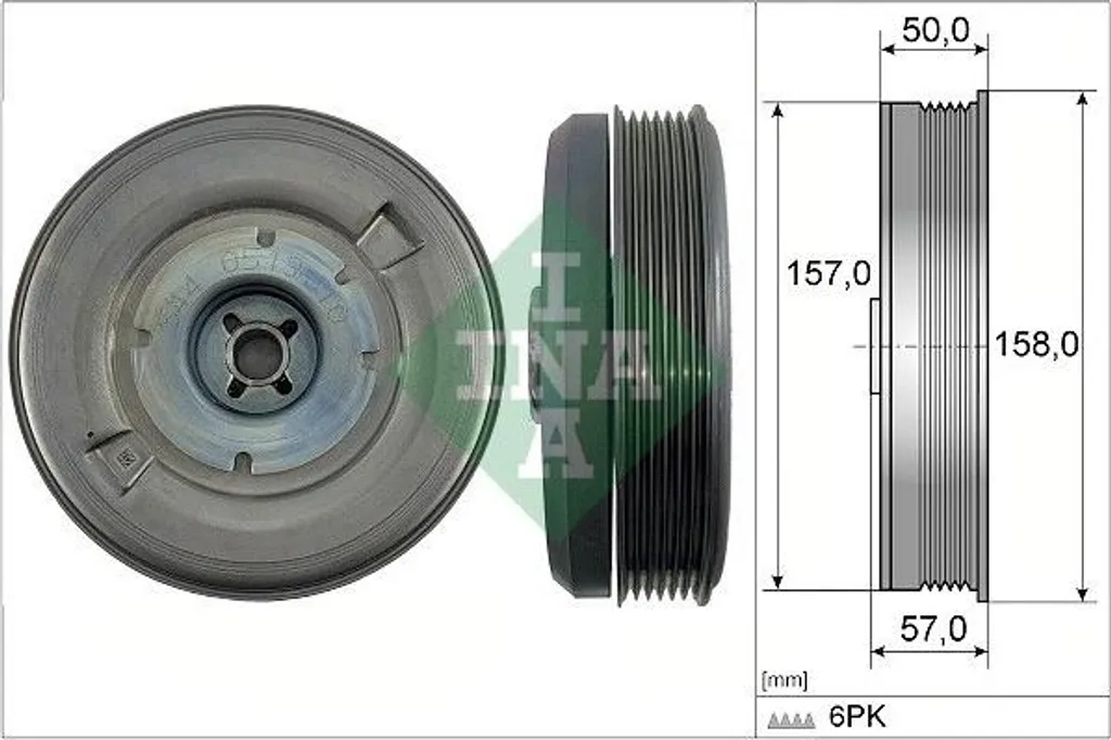 Poulie de vilebrequin Audi 2.0 TFSI : stop bruits et vibrations