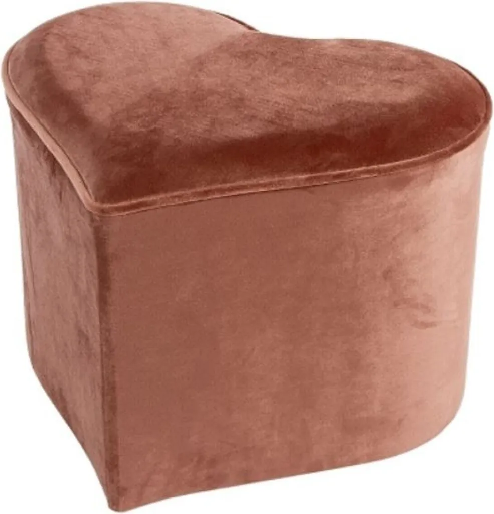 Casa Padrino Sgabello Cuore Rosa 54cm | Design Luxury per Interni Chic