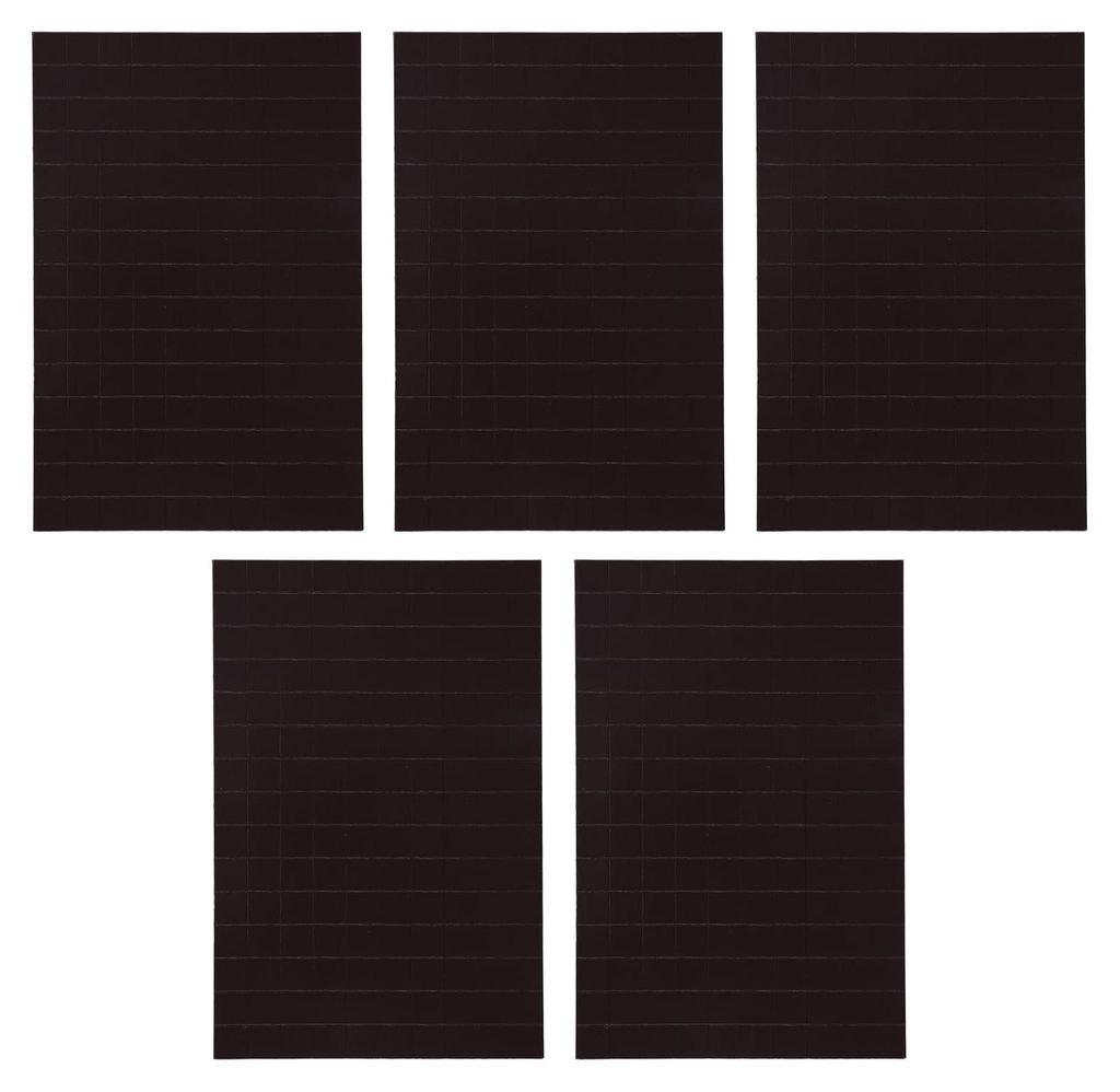 750 selbstklebende Magnetstreifen (10 x 10 mm), Mini-Magnetstreifen, selbstklebende Magnete, für Zuhause, Schule, Whiteboard, Büro, Kühlschrank