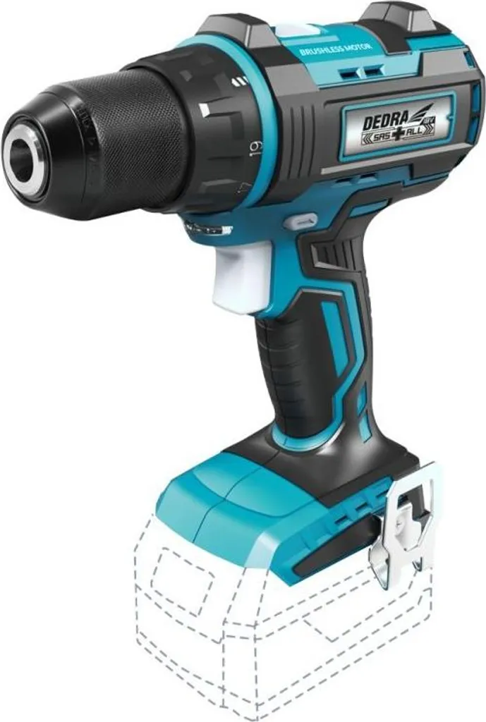 Perceuse Visseuse pour travaux rénovation Dedra 18V 50Nm DED7141