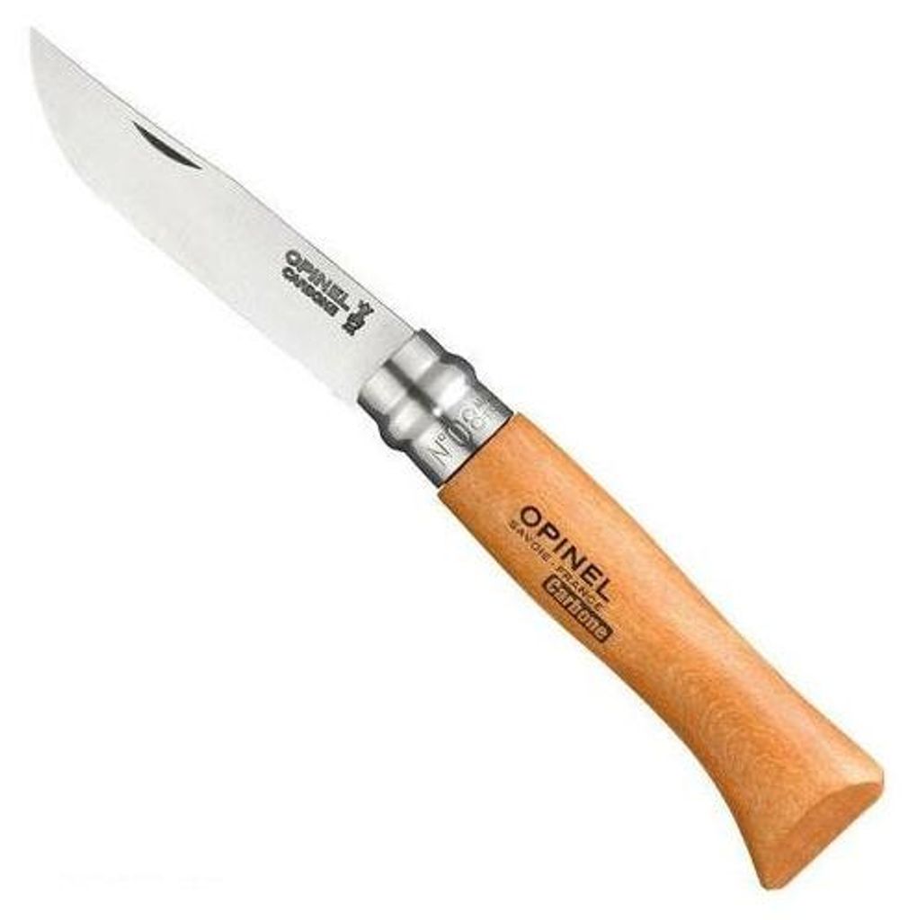 Coltello nichelato Opinel virobloc - 80 mm. Immagine del prodotto 