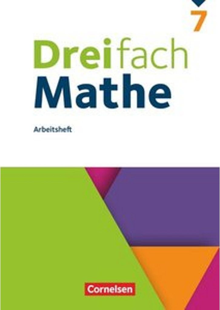 Dreifach Mathe 7. Schuljahr - Arbeitsheft mit Lösungen Immagine del prodotto 