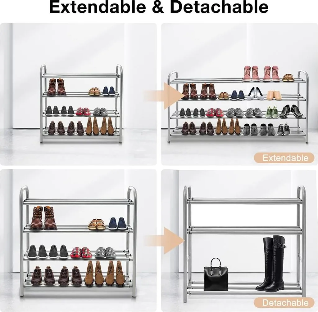 Support chaussures en métal durable et extensible 60-100cm - Robuste - 2