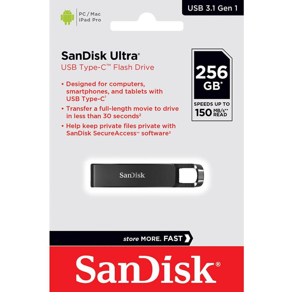 SanDisk SDCZ460-256G-G46 SanDisk Ultra USB Type C   256GB Immagine del prodotto 