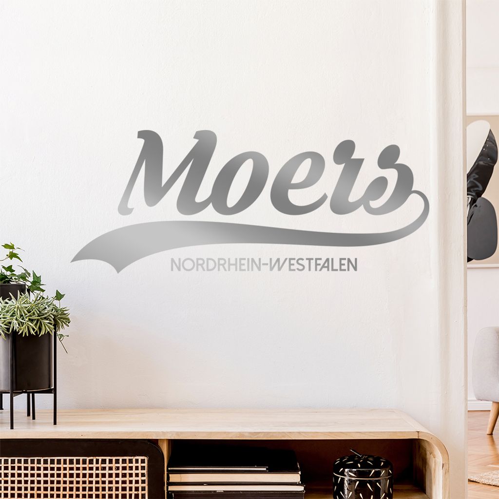 Moers Nordrhein-Westfalen Wandtattoo Wandaufkleber Wall Sticker - Dekoration, Küche, Wohnzimmer, Schlafzimmer, Badezimmer