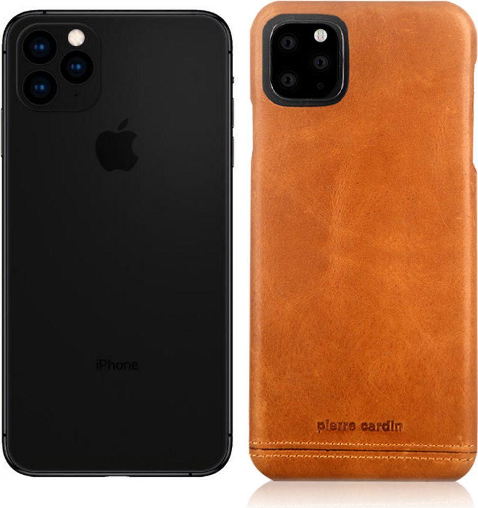 Pierre Cardin Apple iPhone 11 Pro Max Brown Back cover case - Genuine Leather