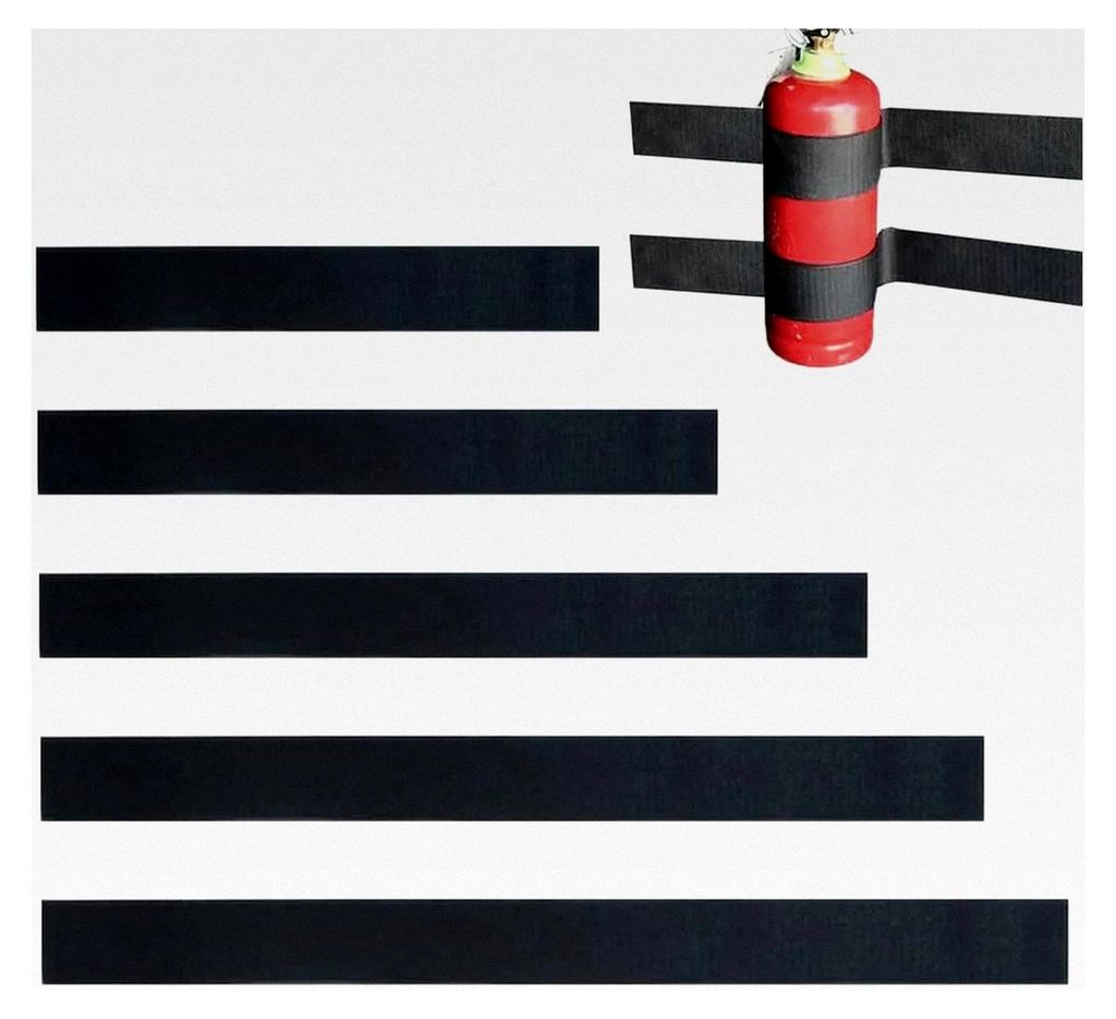 5 Stück Kofferraum-Organizer Klettbänder (40, 50, 60, 70, 80 cm)