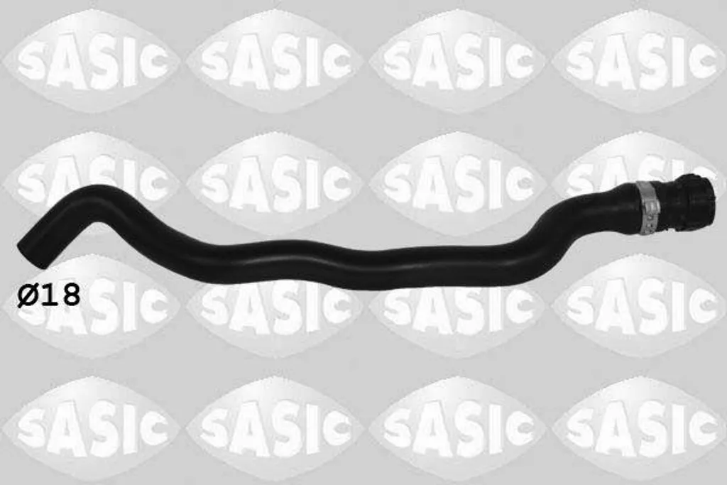 Tuyau de radiateur SASIC 3404191 pour Clio et Thalia - Réf OE 8200039493