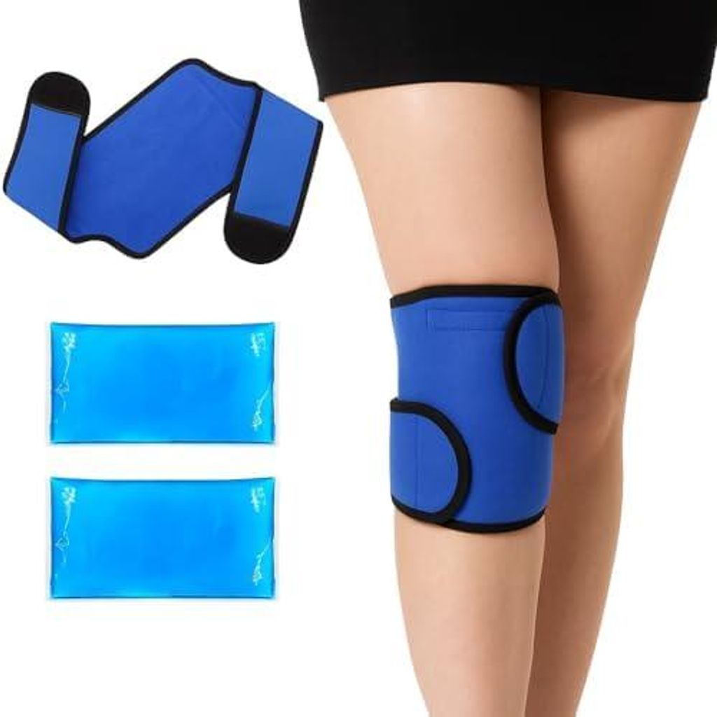 Knie Kühlkissen, Gel kühlpads, Kühlpacks Gel Eisbeutel, Wiederverwendbare Kühlpads, Ideal für Knie Gelenkschmerzen, Schwellung, Meniskusriss, ...