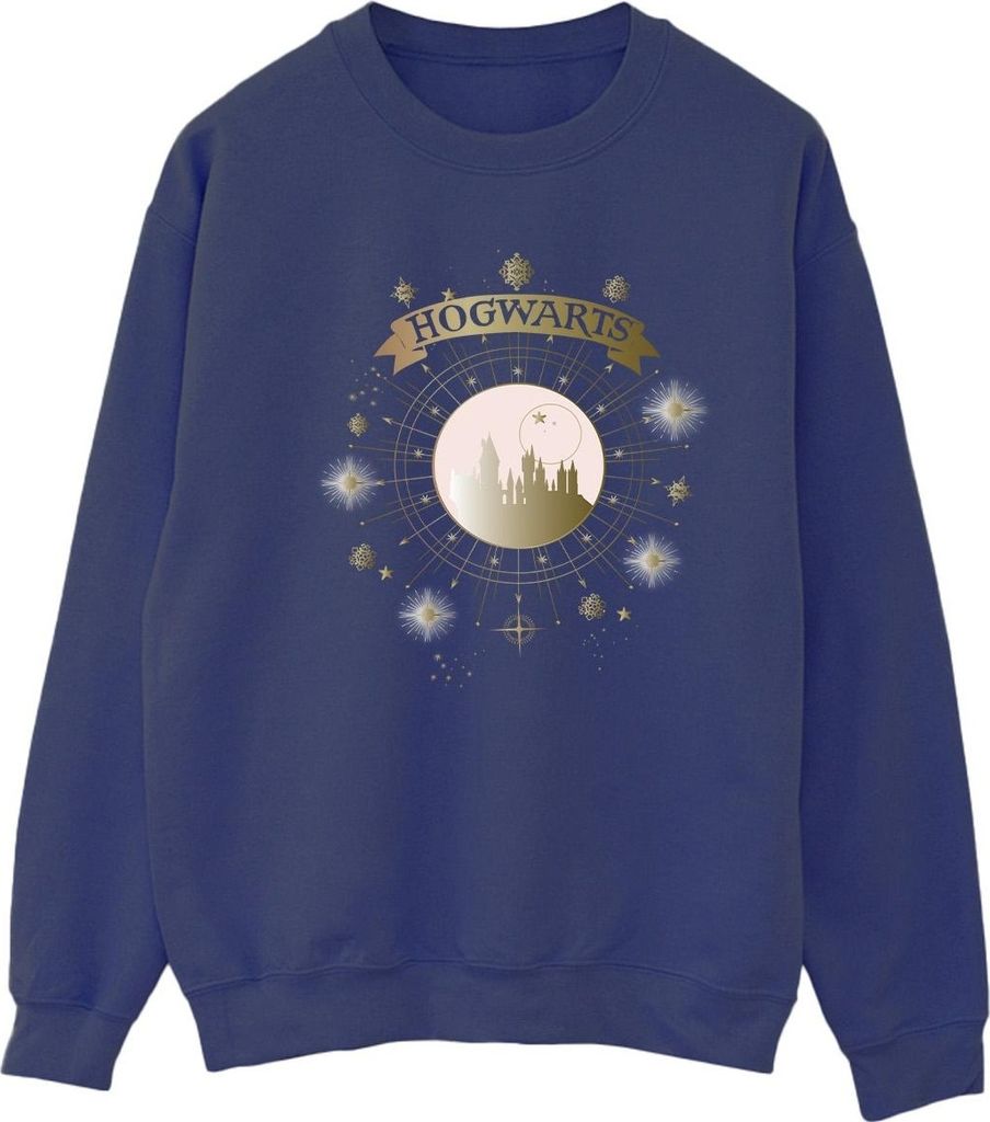 Harry Potter - "Hogwarts" Sweatshirt für Damen BI21426 (L) (Marineblau)