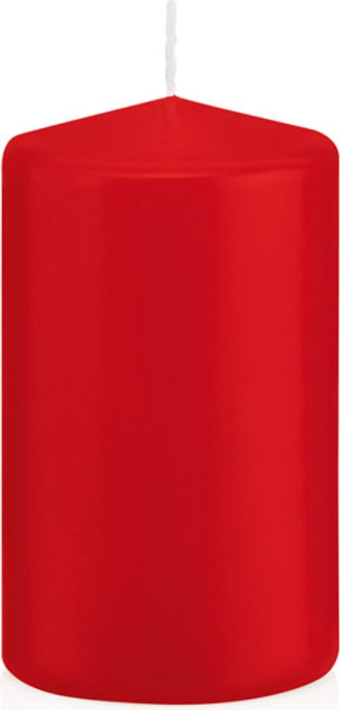 Stumpenkerzen Rot Ø 48 x 100 mm, 24 Stück