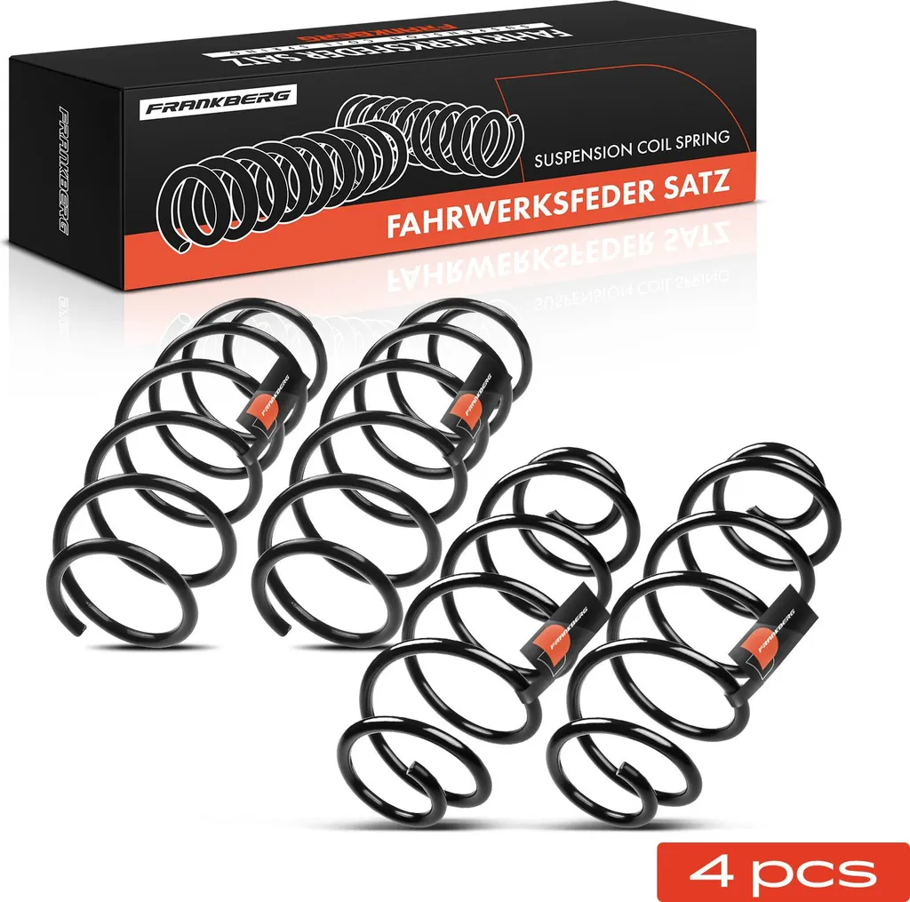 Jeu de 4 Ressorts Hélicoïdaux de Suspension pour Citroën C3 I 1.4L