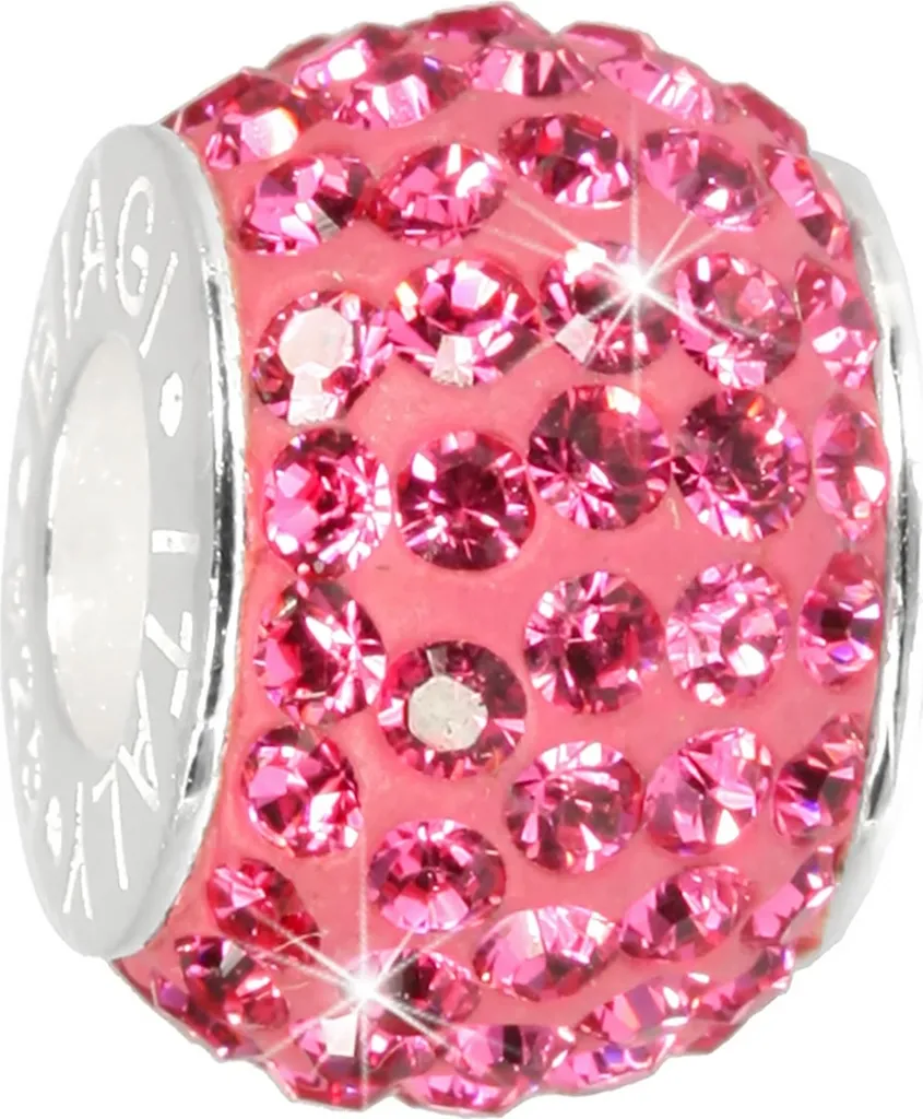 CarloBiagi Bead Bijoux Charm Bague Zirconia 925 Argent BBSCR01P Luxe