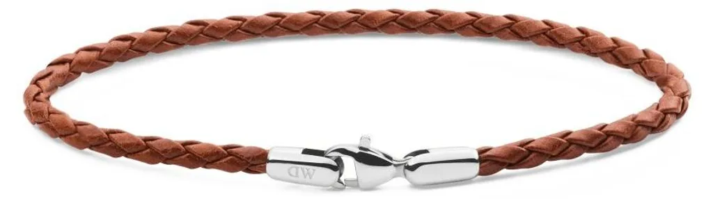 Bracelet cuir marron St. Mawes DW0040174 : Un confort durable 20,5cm