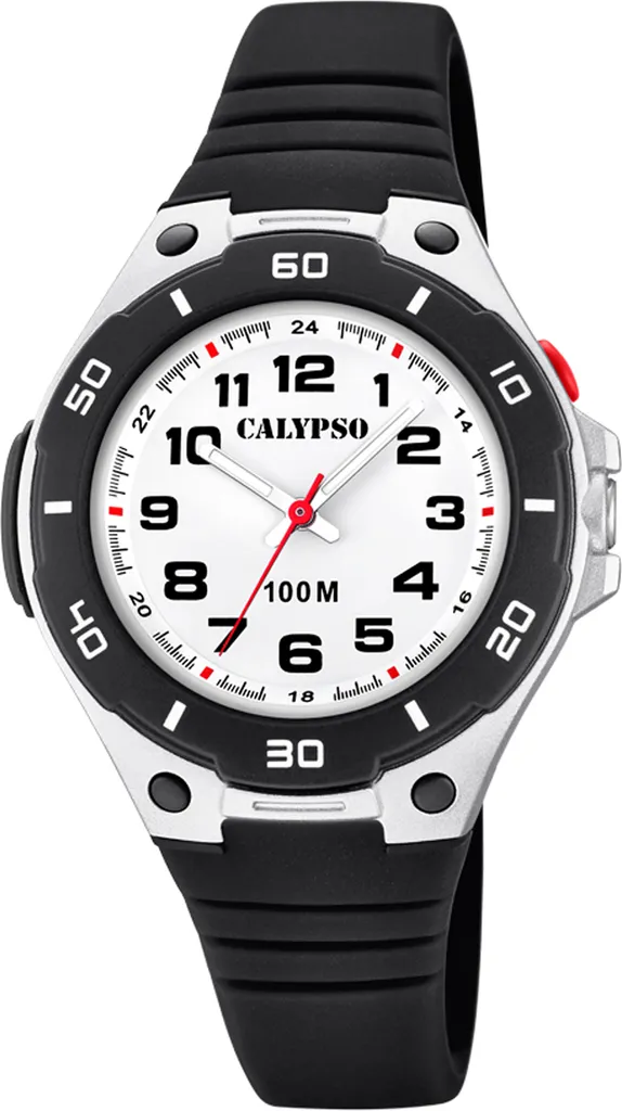 Orologio Calypso K5758/6 Bambino: Analogico Nero 10 ATM per Piccoli Eroi