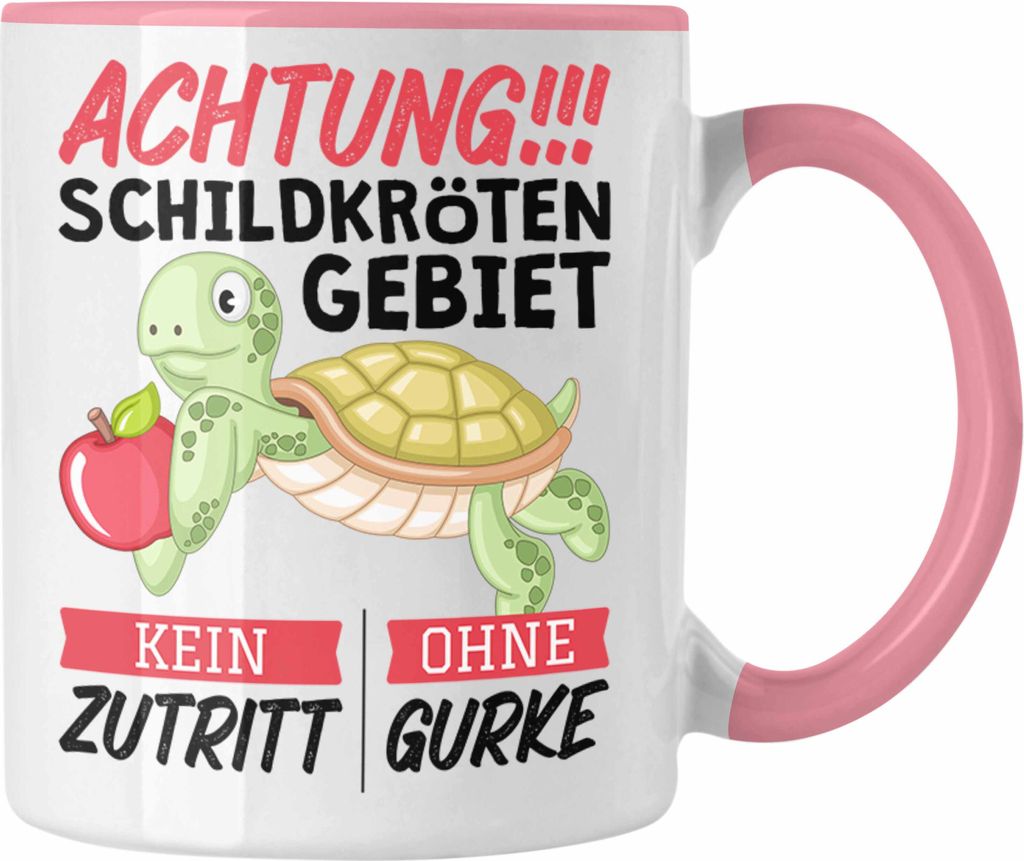 Trendation - Witziger Schildkröten Spruch Tasse Geschenk Produktbild 
