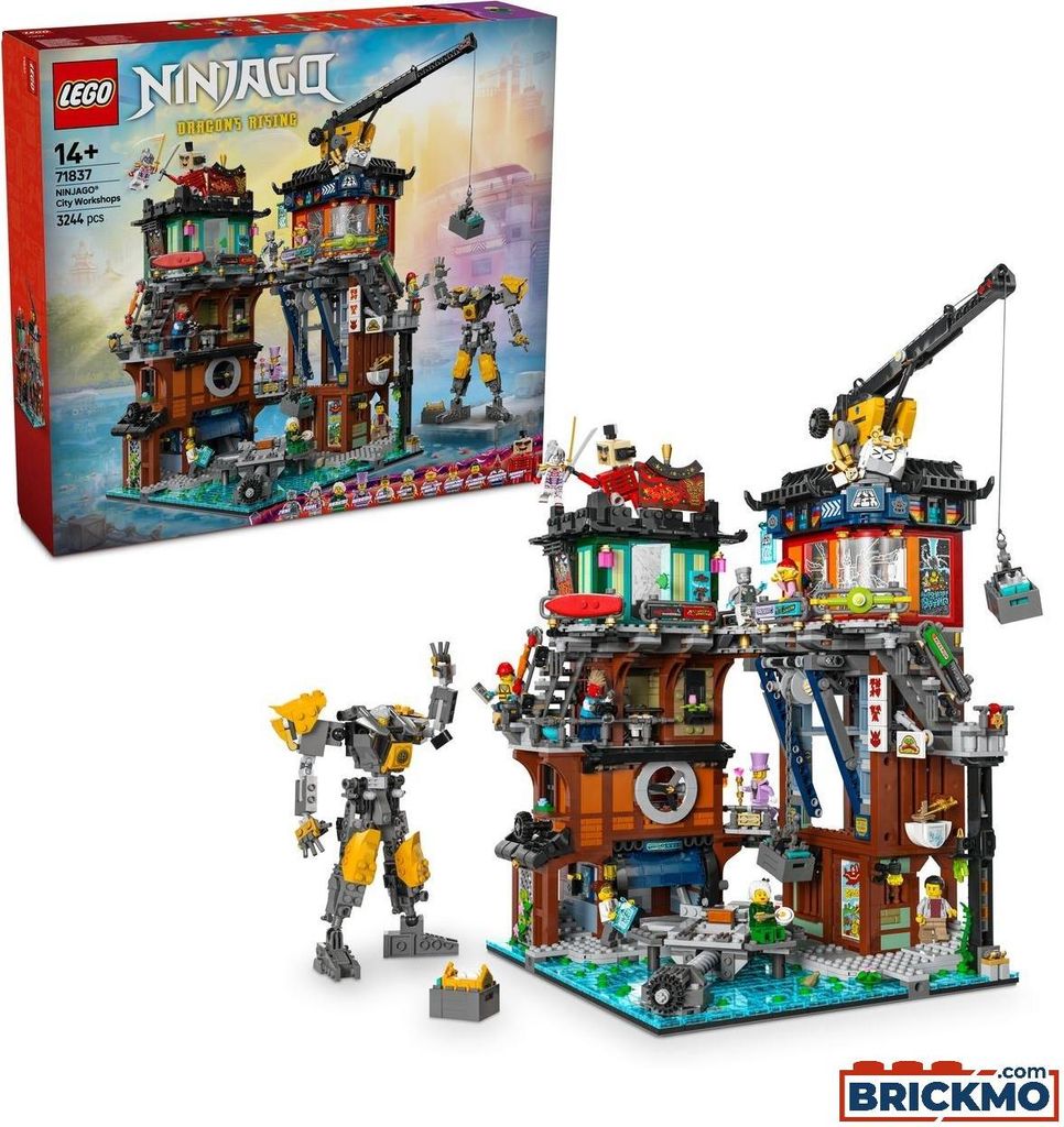 LEGO NINJAGO City Werkstätten, Bausatz, 14 Jahr(e), Kunststoff, 3244 Stück(e), 4,18 kg