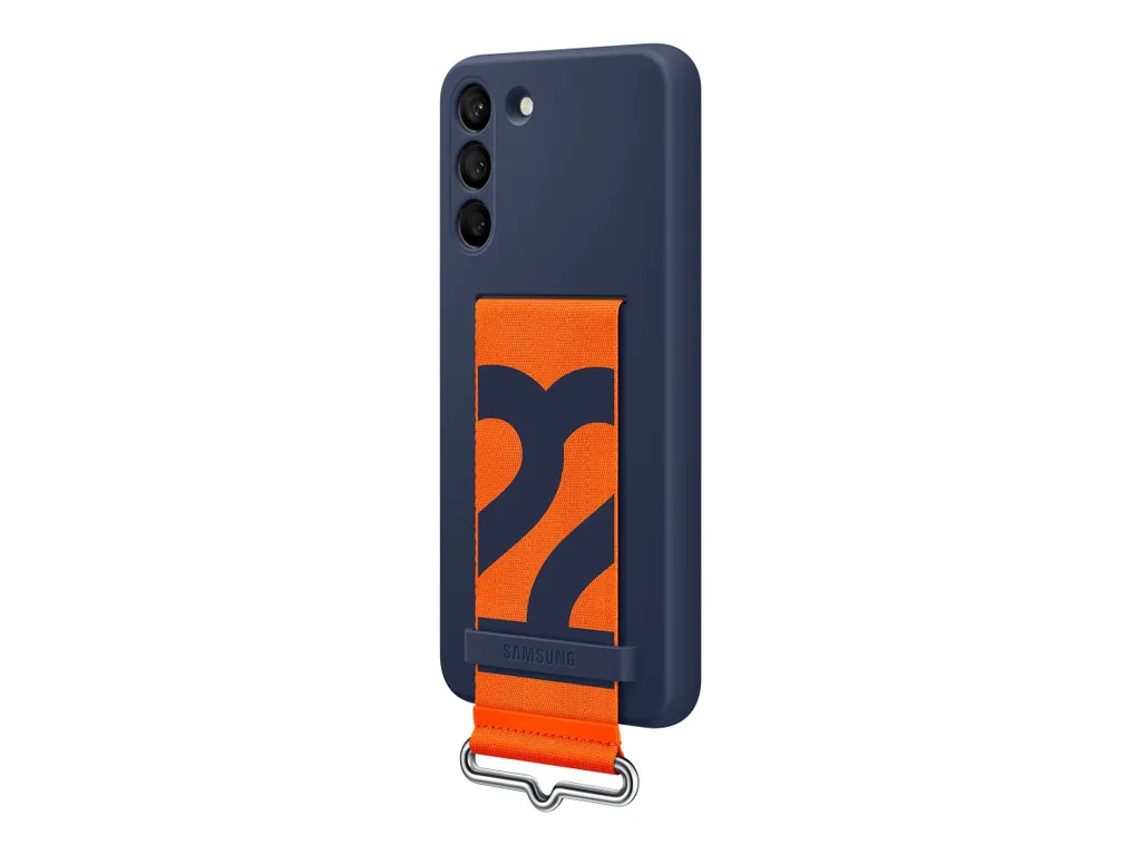 Samsung Silicone Cover with Strap (Galaxy S22 Plus) blau - 5