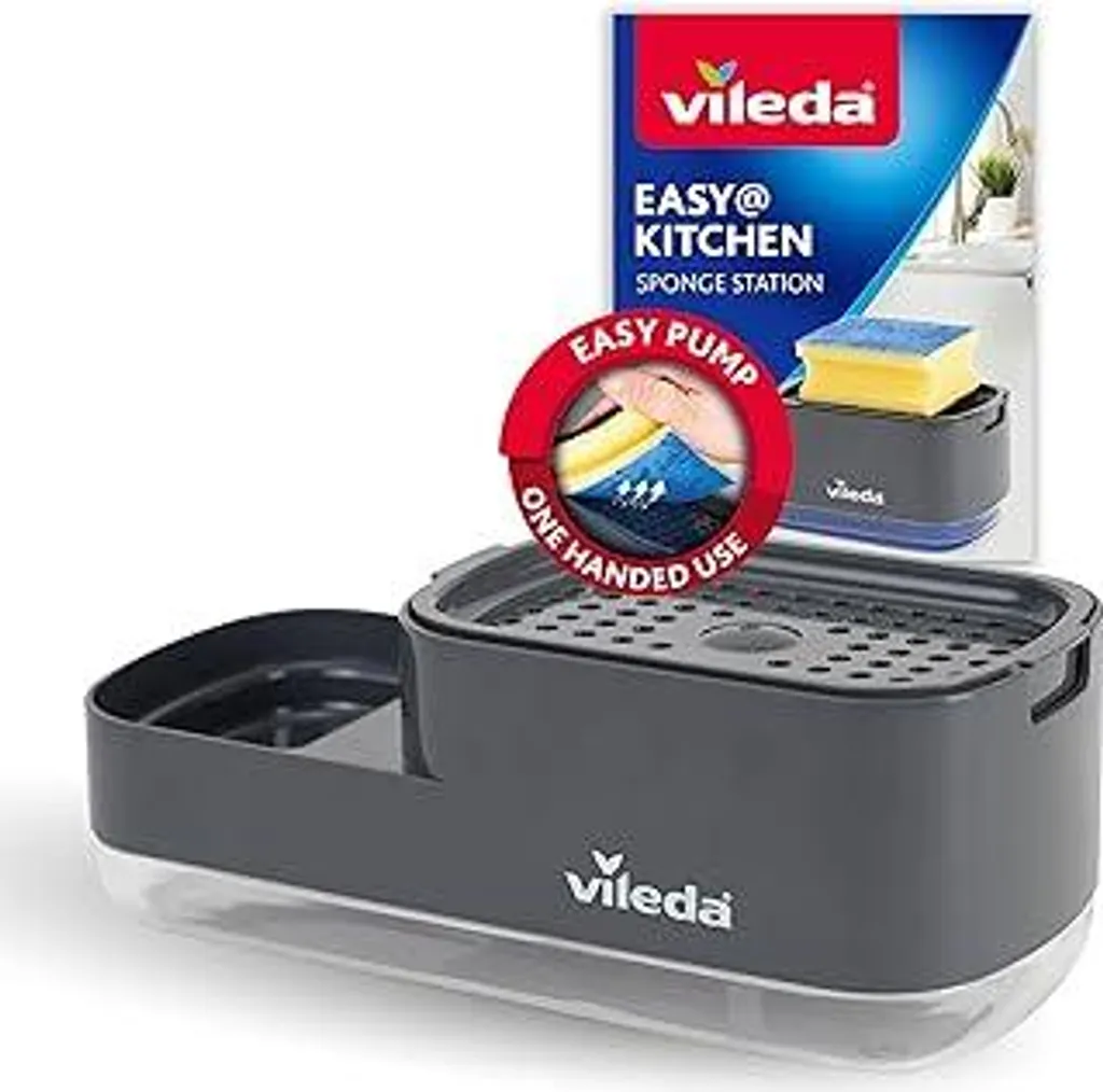 Dispenser Vileda Pump Professionale - Soluzione 2 in 1 per Cucina