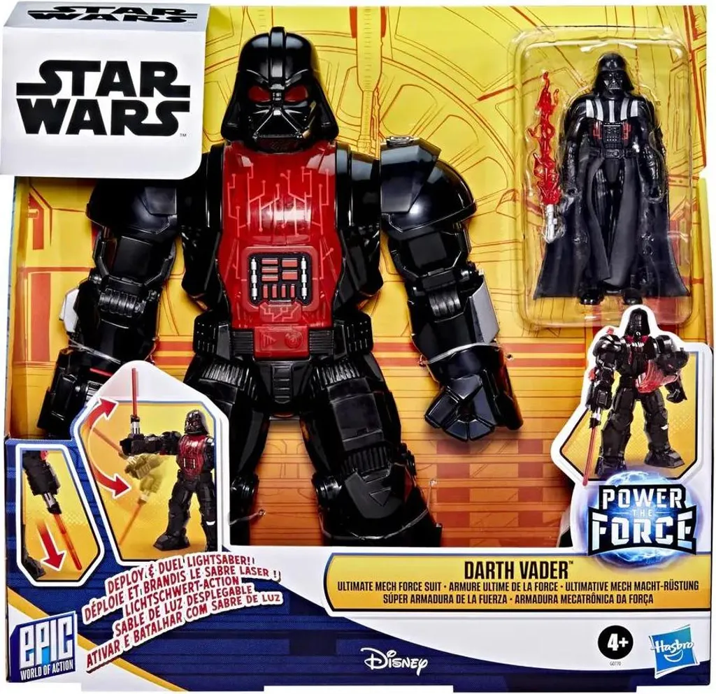 Hasbro Star Wars Epic Force Vader Mech : Figurine Articulée de 22 cm - 3