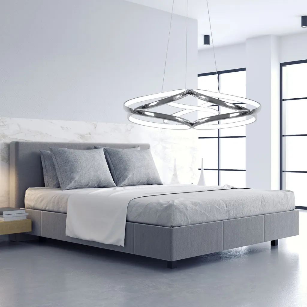 TooLight APP795-CP Flat Chrome: Lampada a Sospensione LED d'Elite - 4