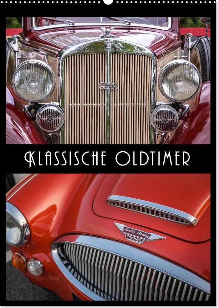 Klassische Oldtimer (Wandkalender 2026 DIN A2 hoch), CALVENDO Monatskalender