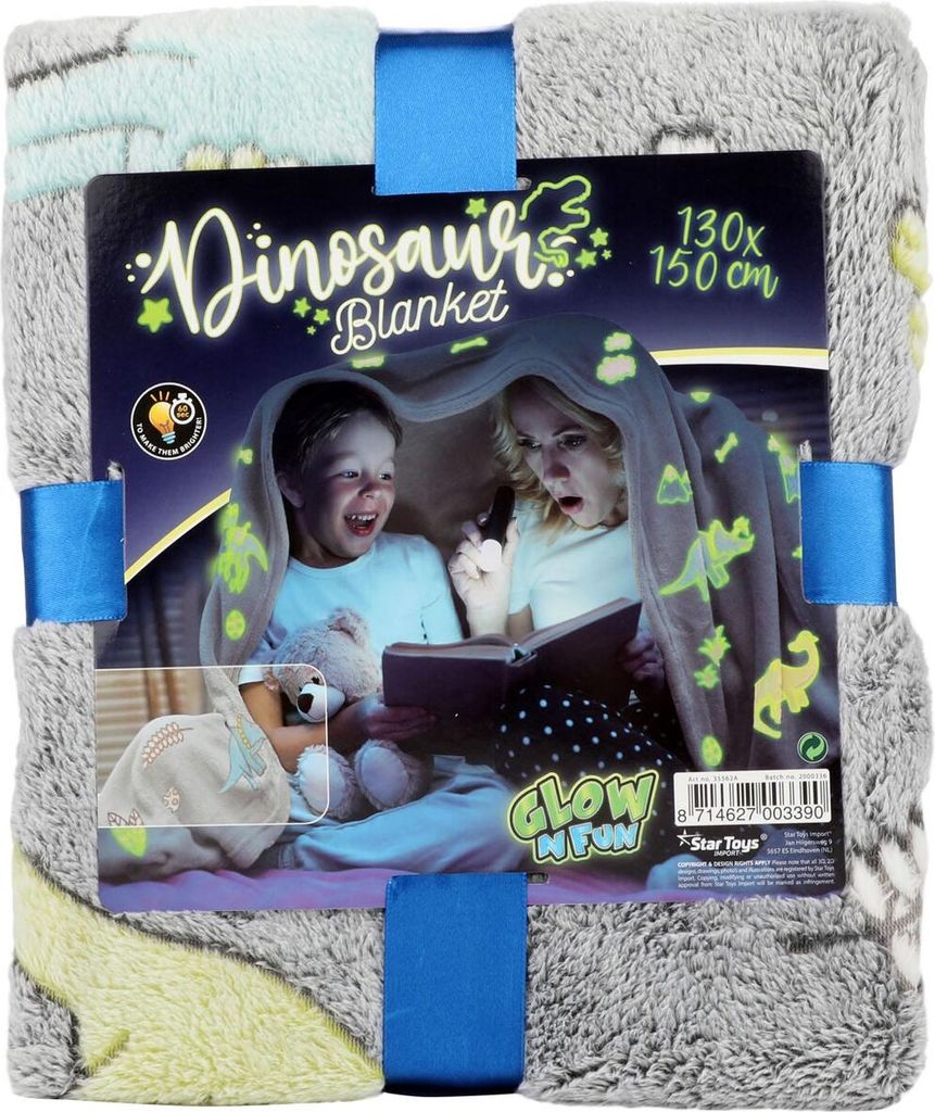 Toi-Toys - GLOW N FUN Fluoreszierende Decke - Dino Produktbild 