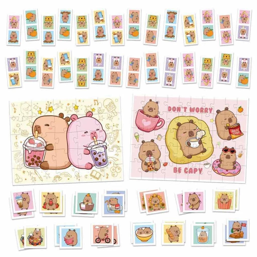 Educa Superpack Capybaras Capyfun Puzzle Rosa Kinder Rosa One Size