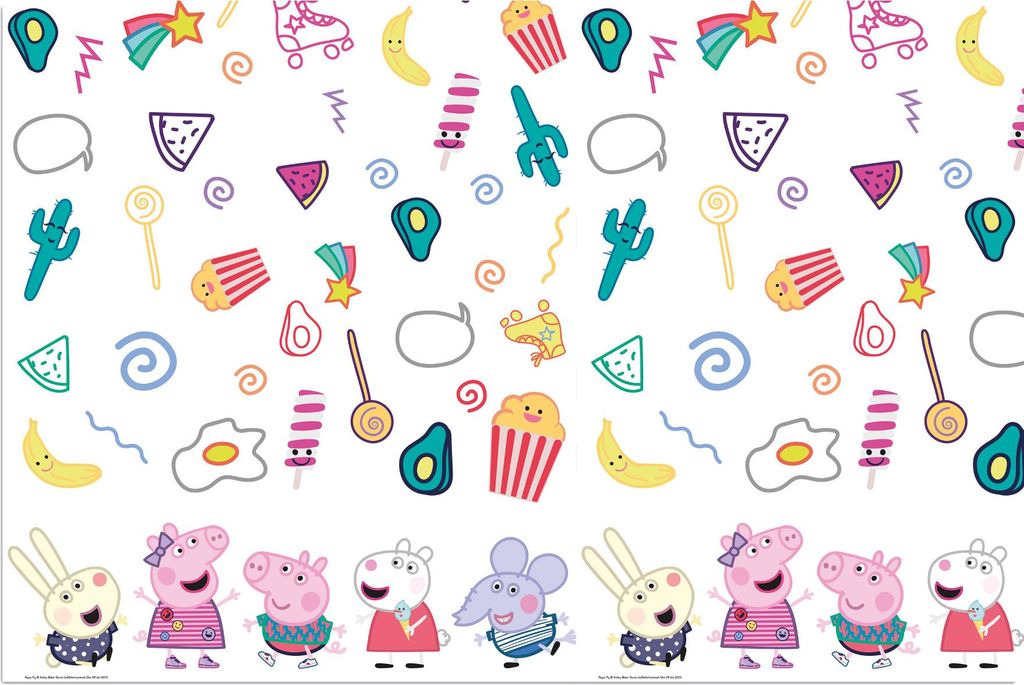 Procos Plastiktischdecke Peppa Pig 120x180 cm Produktbild 