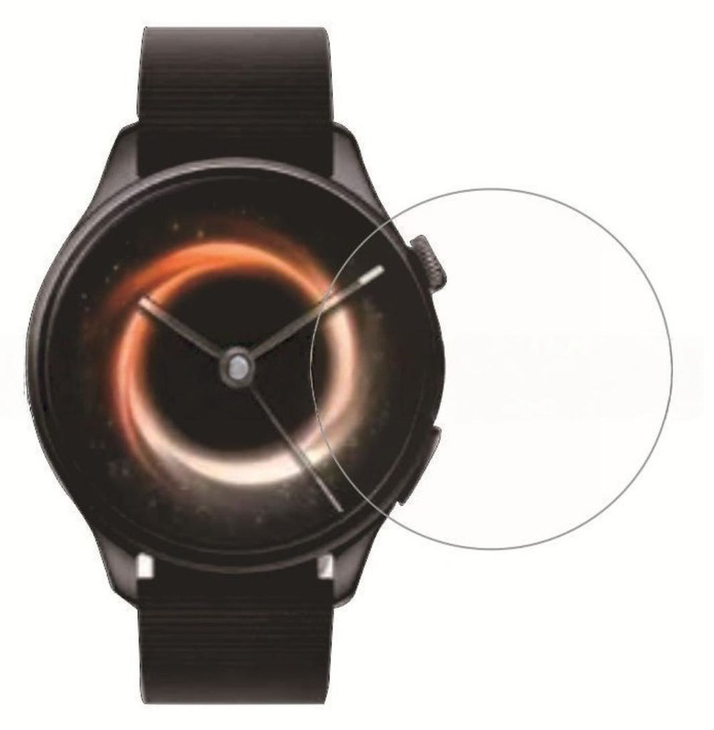 INF Panzerglasfolie für Xiaomi Watch S5 gehärtetes Glas 4.1cm Blaulicht