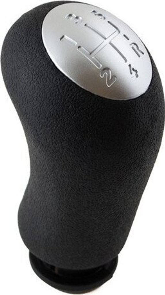 Schaltknauf Knauf Schwarz Silber 5-Gang für Renault Clio III Megane II Scenic II