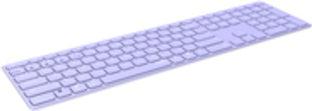 Rapoo E9800M - RF Wireless + Bluetooth - QWERTZ - Fioletowy Zdjęcie produktu 