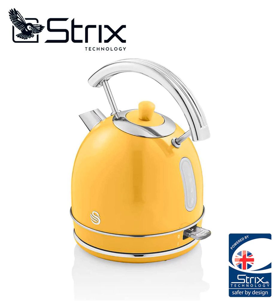 Swan Retro Wasserkocher 1.8L Vintage Design BPA-frei 2200W Produktbild 