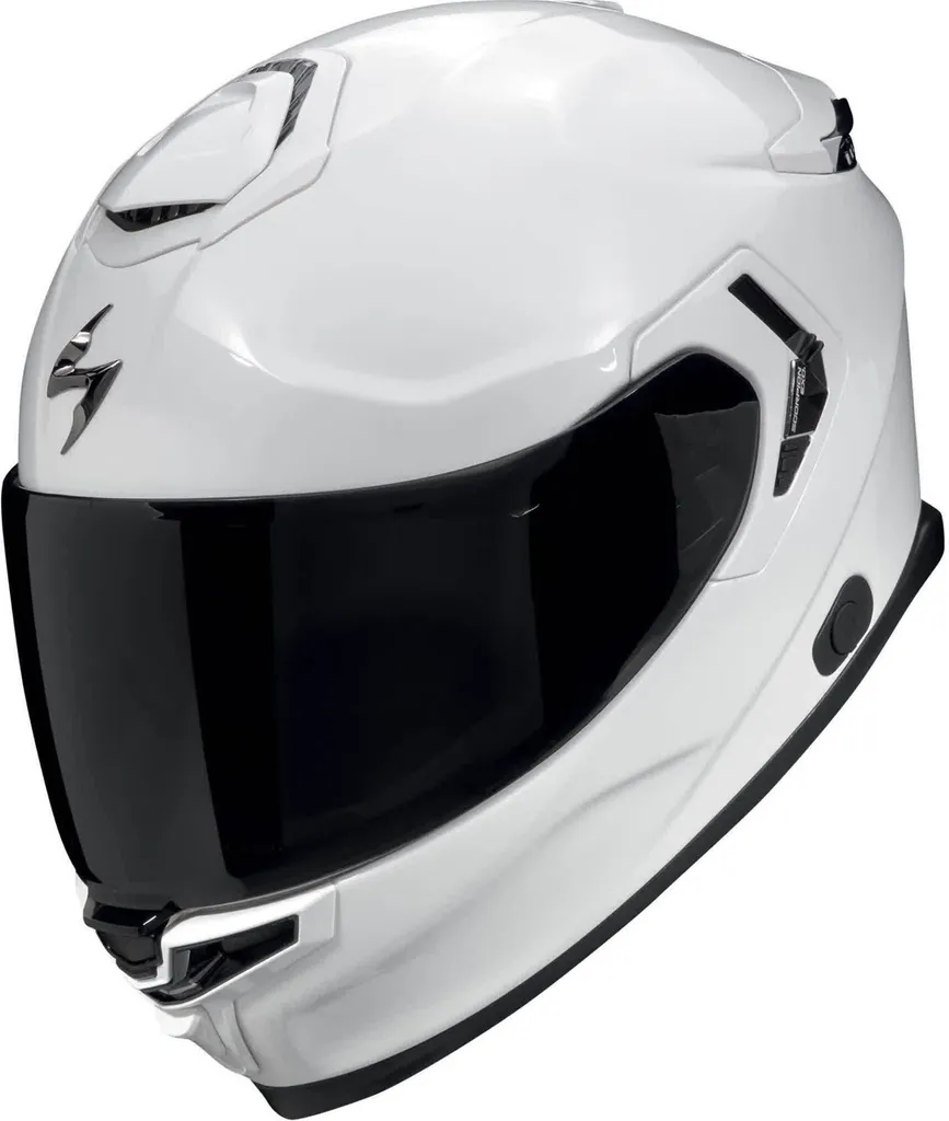 Casque Scorpion EXO-GT SP Air Solid Blanc M : Fini la Buée et le Bruit