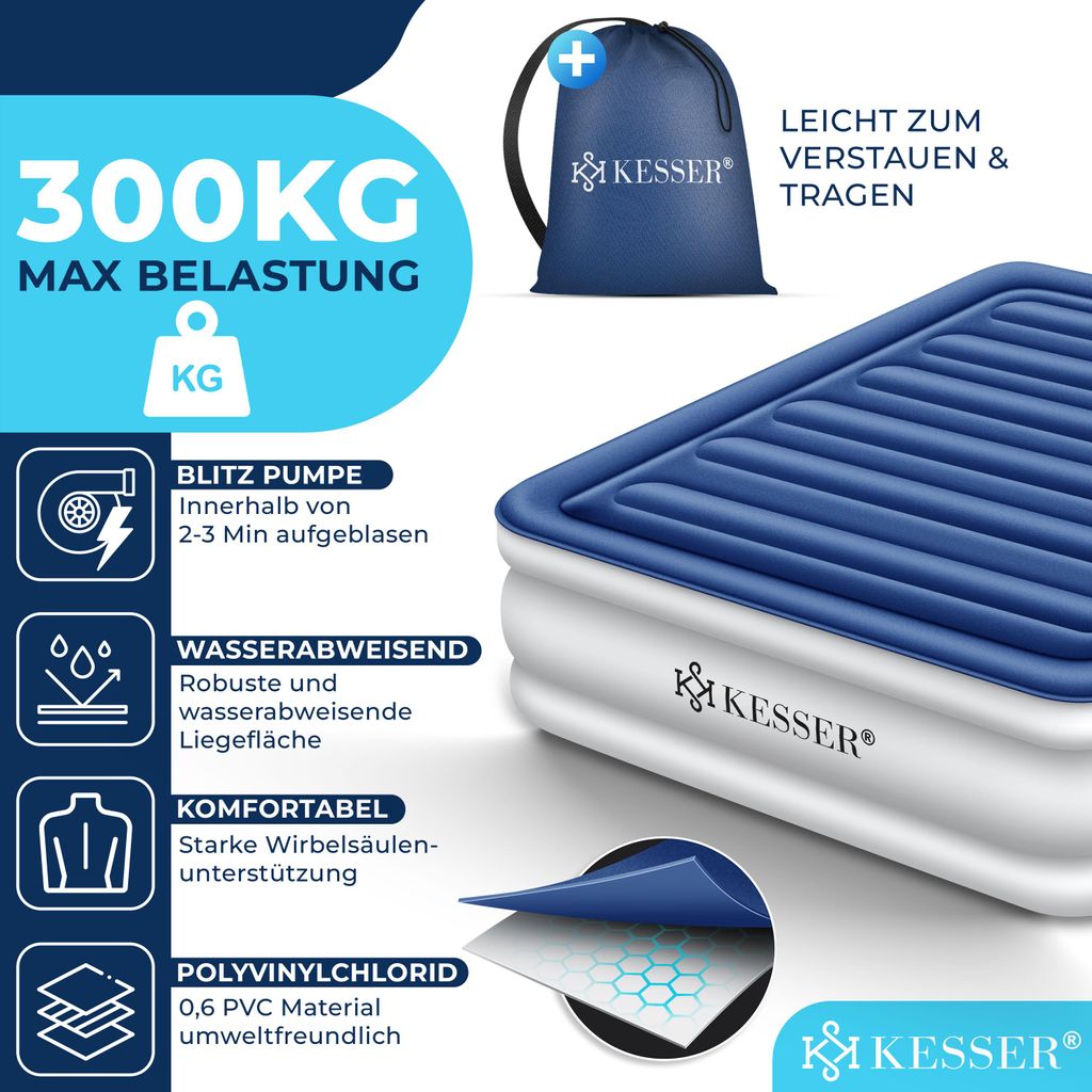 KESSER® Aufblasbare Matratze Luftbett mit integrierter