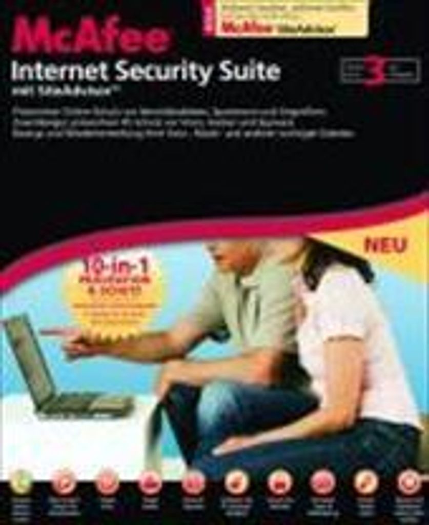 Mcafee Internet Security Suite 2008 (3 User)
