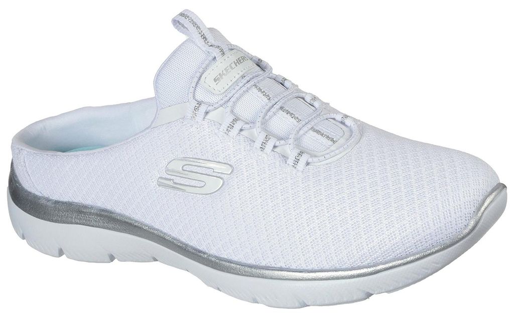 Skechers Summits Swift Step damskie Sabot białe Zdjęcie produktu 