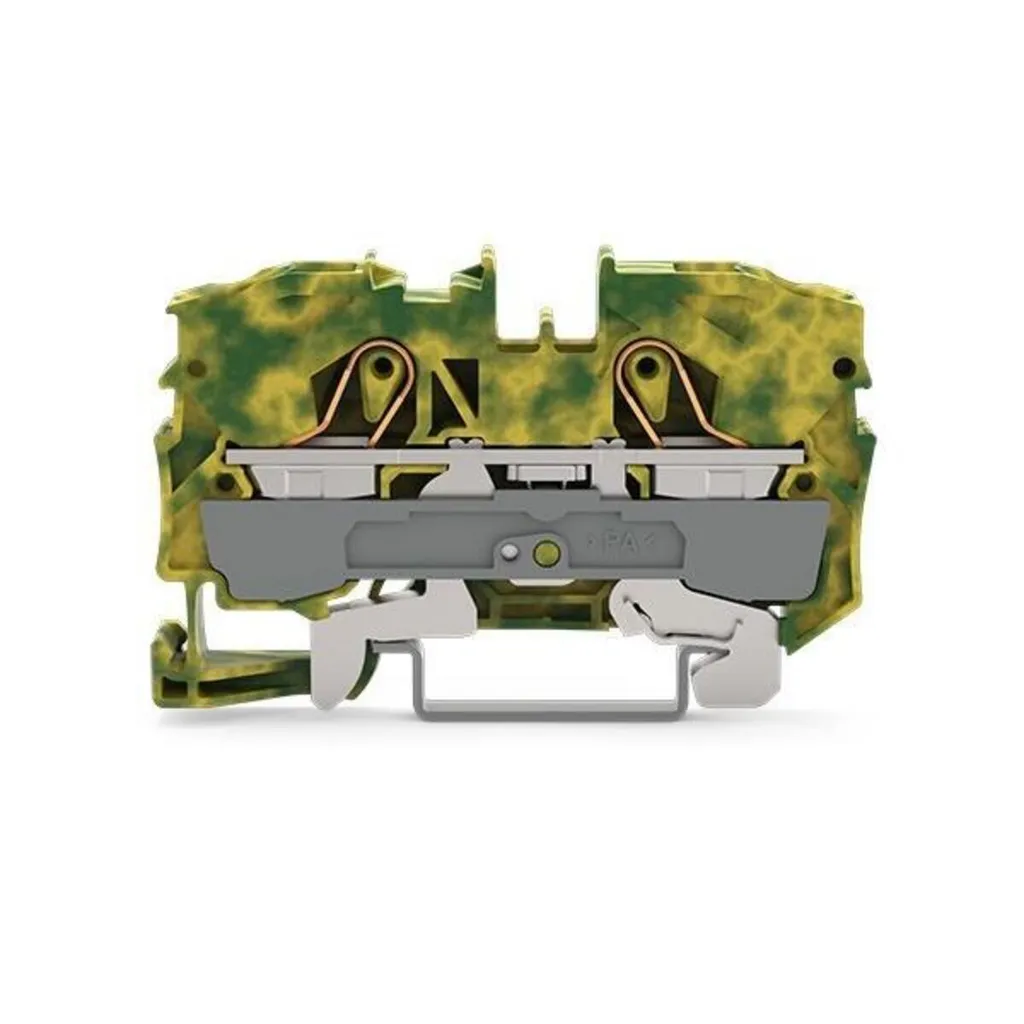 Borne pour conducteur de protection 2010-1207 Wago - Section 10 mm2