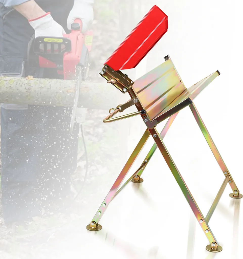 Jopassy Cavalletto Taglialegna Professionale per Motoseghe con Supporto