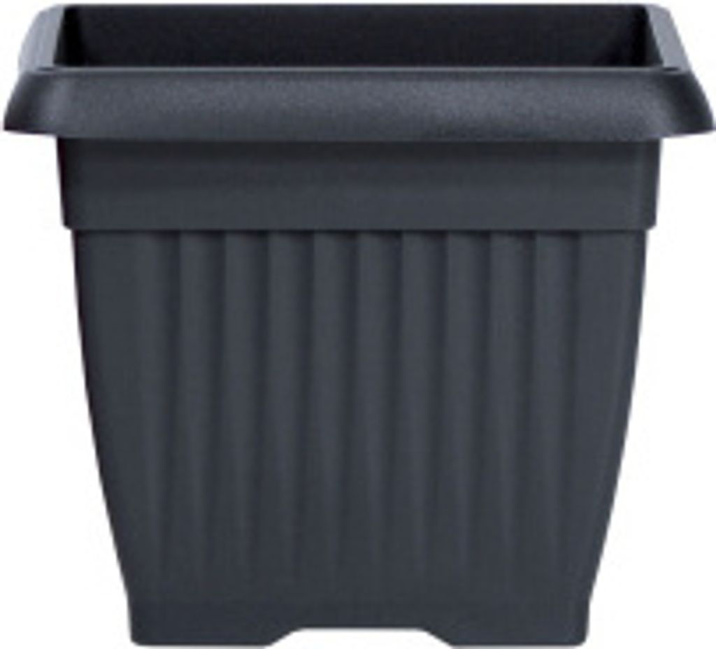 Blumentopf Blumenkübel Kunststoff Square Anthrazit 37 x 37 Produktbild 2