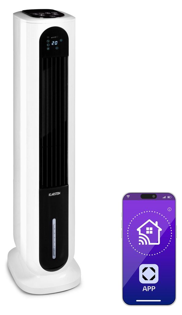 Klarstein Polar Tower Smart Rafraîchisseur d'Air – 4-en-1 Image du produit 