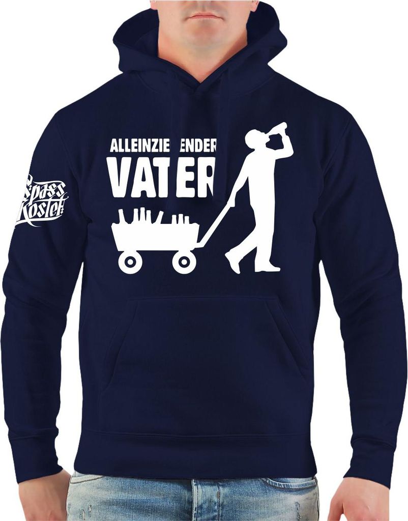 Herren Kapuzenpullover Vatertag Alleinziehender Vater